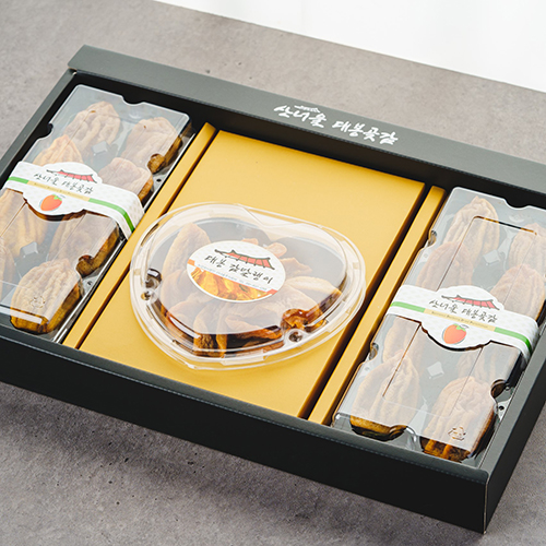 [농업회사법인 산너울주식회사] <br> 대봉곶감(16개입)+감말랭이(300g) 세트